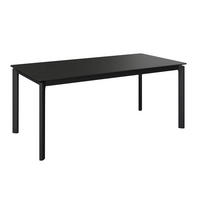 GARTENTISCH 180/75/90 cm Metall, Stein rechteckig  - Dunkelgrau, Basics, Stein/Metall (180/75/90cm) - Ambia Garden