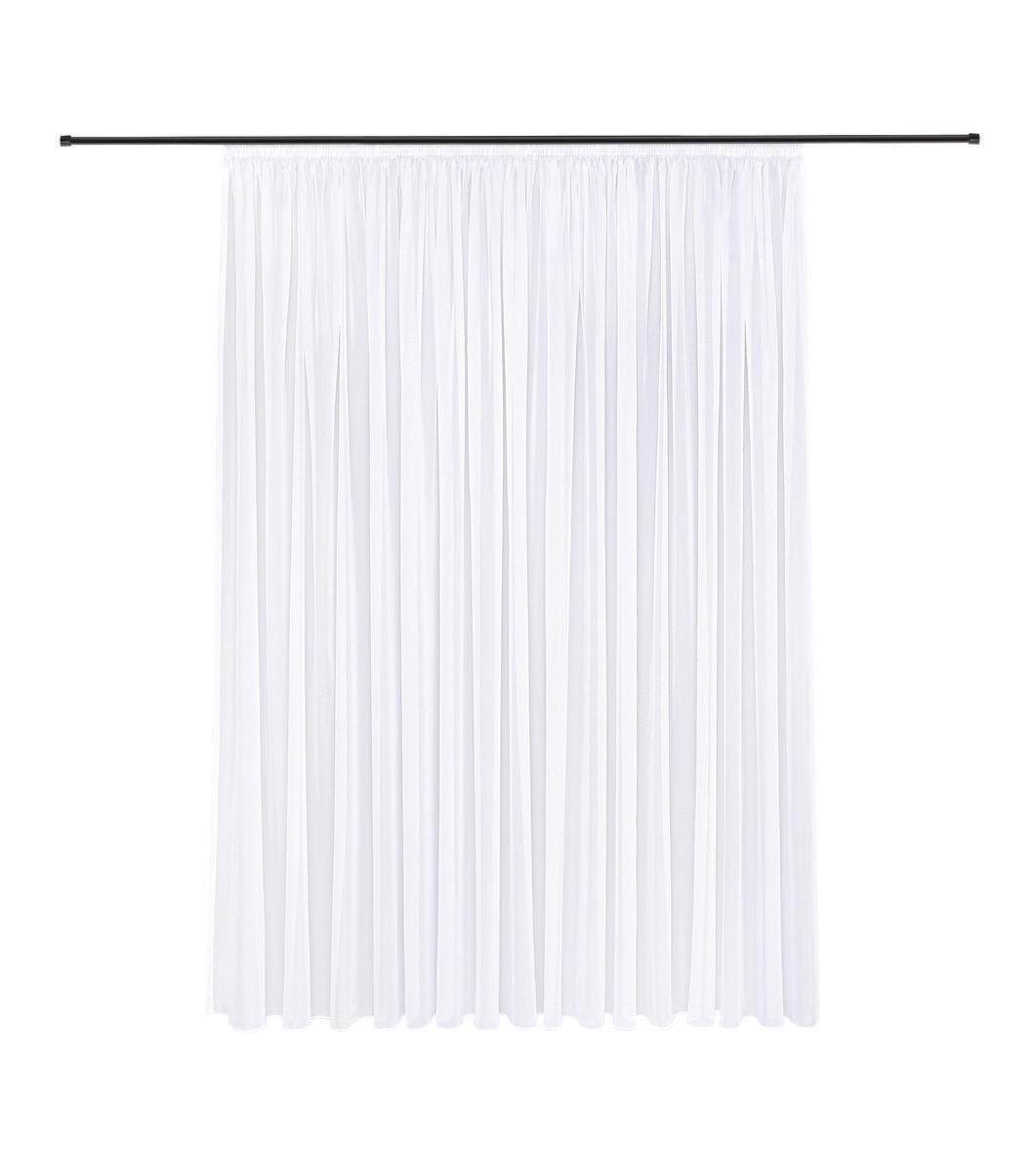 FERTIGSTORE  transparent  300/245 cm   - Weiß, Basics, Textil (300/245cm)