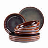 TAFELSERVICE 8-teilig  - Rotbraun, Basics, Keramik - Mäser