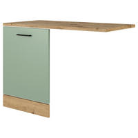 GESCHIRRSPÜLERFRONT 110/85/60 cm  in Grün, Eiche Artisan  - Eiche Artisan/Grün, KONVENTIONELL, Holzwerkstoff (110/85/60cm) - FlexWell