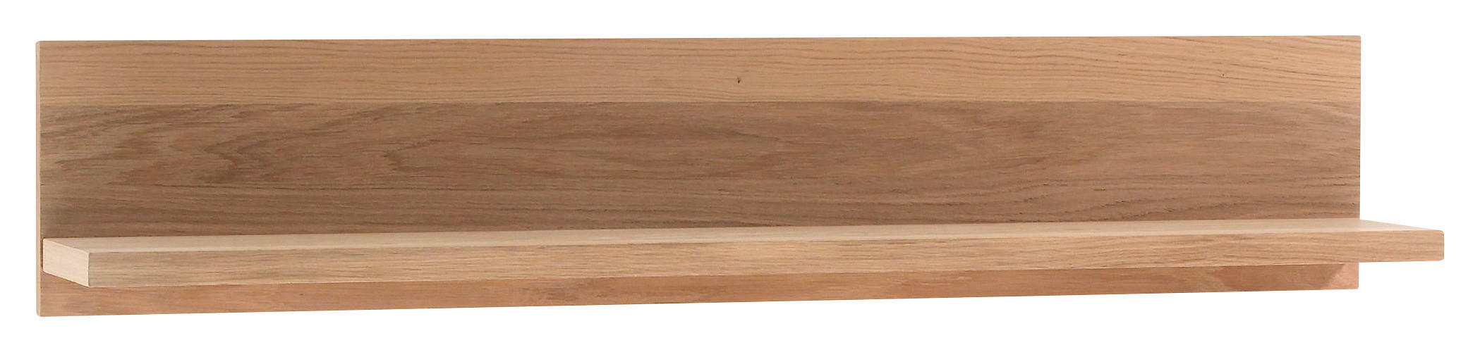 VÄGGHYLLA 124/24/23 cm  - ekfärgad, Klassisk, trämaterial/trä (124/24/23cm) - MID.YOU