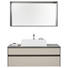 BADEZIMMER - Weiß/Grau, Design, Glas/Keramik (120cm) - Novel BADEZIMMER - Weiß/Grau, Design, Glas/Keramik (120cm) - Novel
