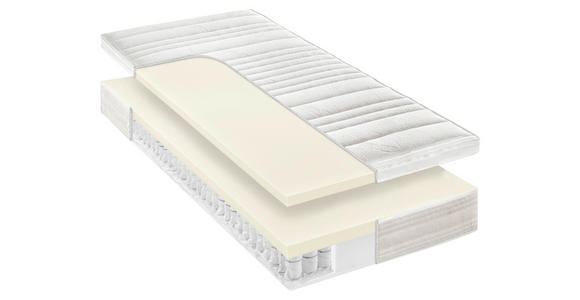 LATEXMATRATZE 80/200 cm  - Weiß, Basics, Textil (80/200cm) - Sleeptex