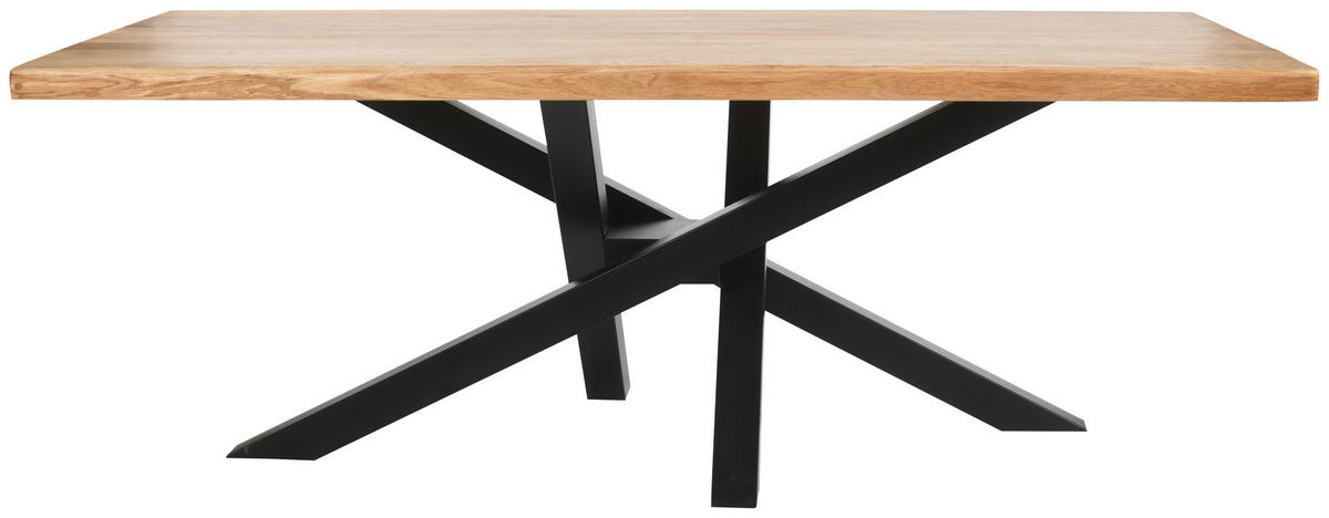 TISCHPLATTE Eiche Eichefarben  - Eichefarben, Design, Holz (180/90/5cm) - Landscape