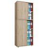 AKTENSCHRANK 70/183/37 cm  - Sonoma Eiche, Basics, Holzwerkstoff (70/183/37cm) - MID.YOU