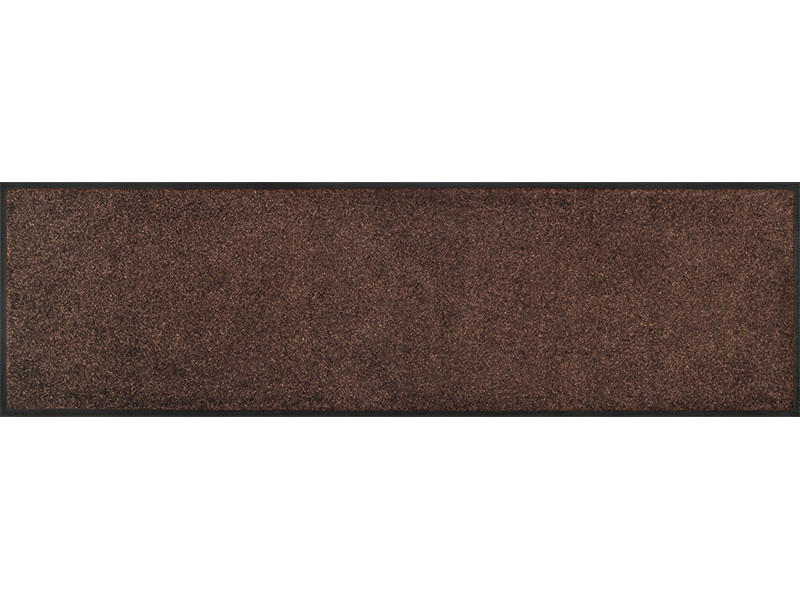FUßMATTE  35/120 cm  Braun  - Braun, KONVENTIONELL, Kunststoff (35/120cm) - wash+dry
