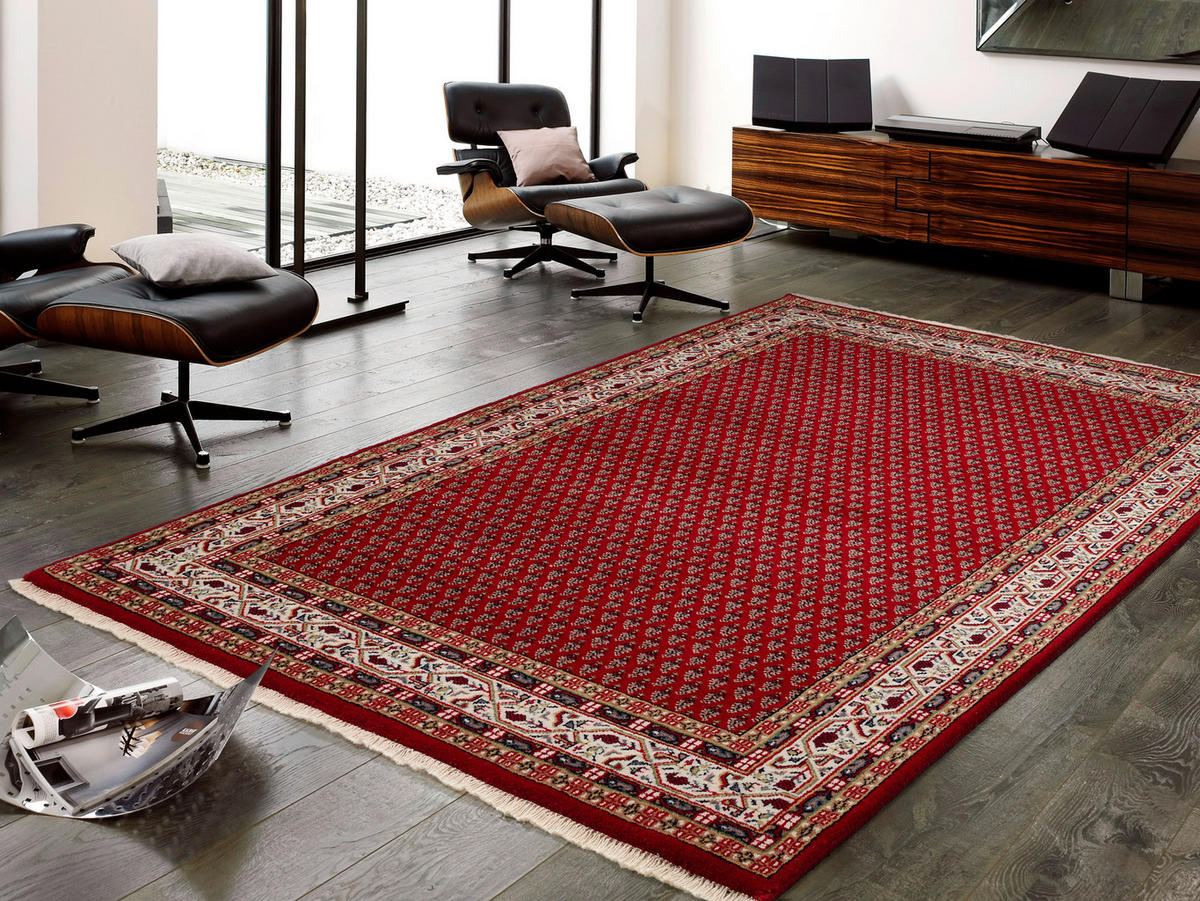 ORIENTTEPPICH 40/60 cm Creme, Rot  - Rot/Creme, Basics, Textil (40/60cm) - Cazaris