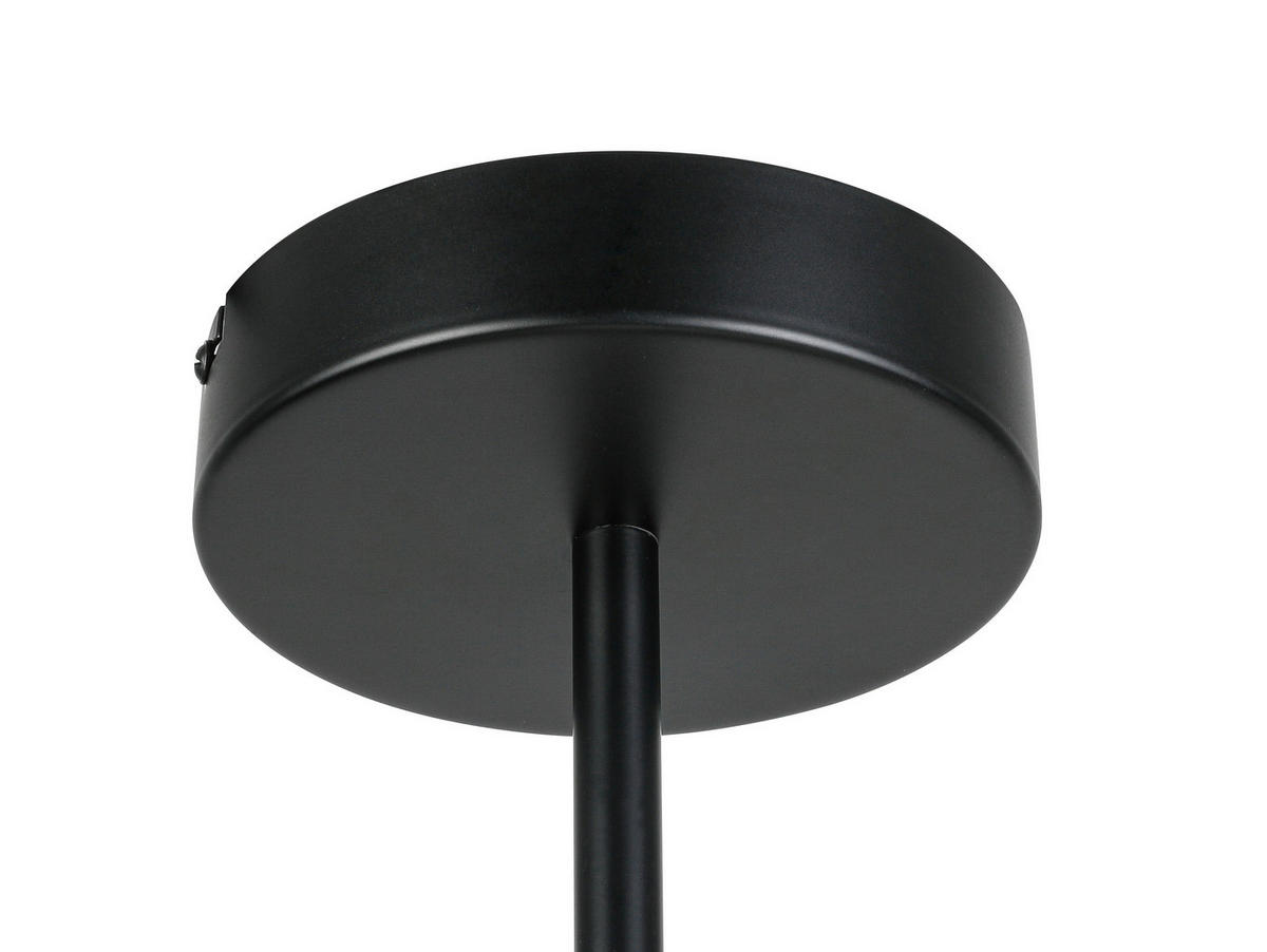 HÄNGELEUCHTE 92/105/56,5 cm   - Schwarz, Design, Kunststoff/Metall (92/105/56,5cm) - Collet's Monde