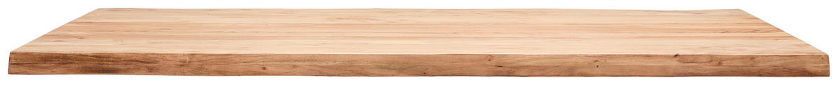 TISCHPLATTE Akazie Hartholz Akaziefarben  - Akaziefarben, Natur, Holz (180/90/5,5cm) - Valdera