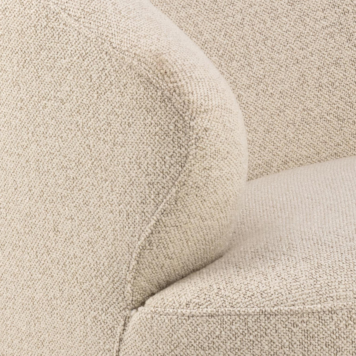 KŘESLO, textil, krémová - černá/krémová, Design, kov/textil (80/76,5/80cm) - MID.YOU