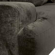 BIGSOFA Chenille Dunkelgrau  - Dunkelgrau/Schwarz, KONVENTIONELL, Kunststoff/Textil (282/73/115cm) - Carryhome