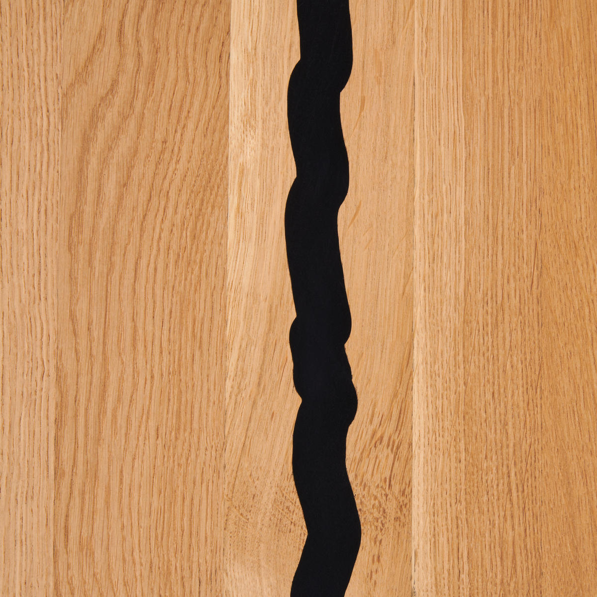 ESSTISCH in Holz, Metall   - Schwarz/Naturfarben, Design, Holz/Metall (200/76/100cm) - MID.YOU