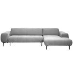 ECKSOFA in Chenille Greige  311/167 cm  - Greige/Schwarz, Design, Textil/Metall (311/167cm) - Xora