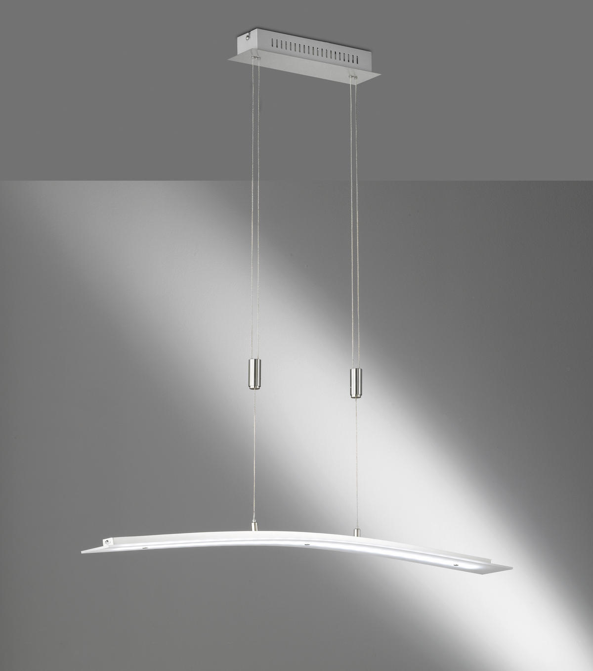 LED-HÄNGELEUCHTE 90/9/80-150 cm    - Chromfarben, Konventionell, Metall (90/9/80-150cm) - Fischer & Honsel