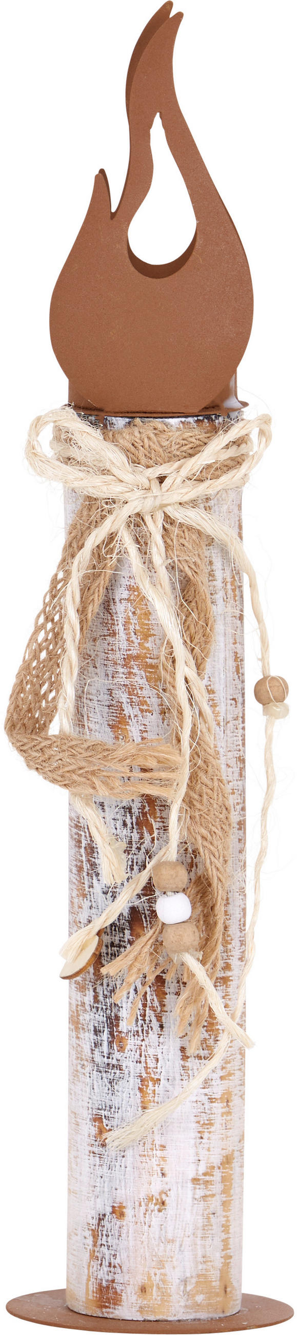 Teelichthalter Ralfino Holz/metall Für 1 Teelicht