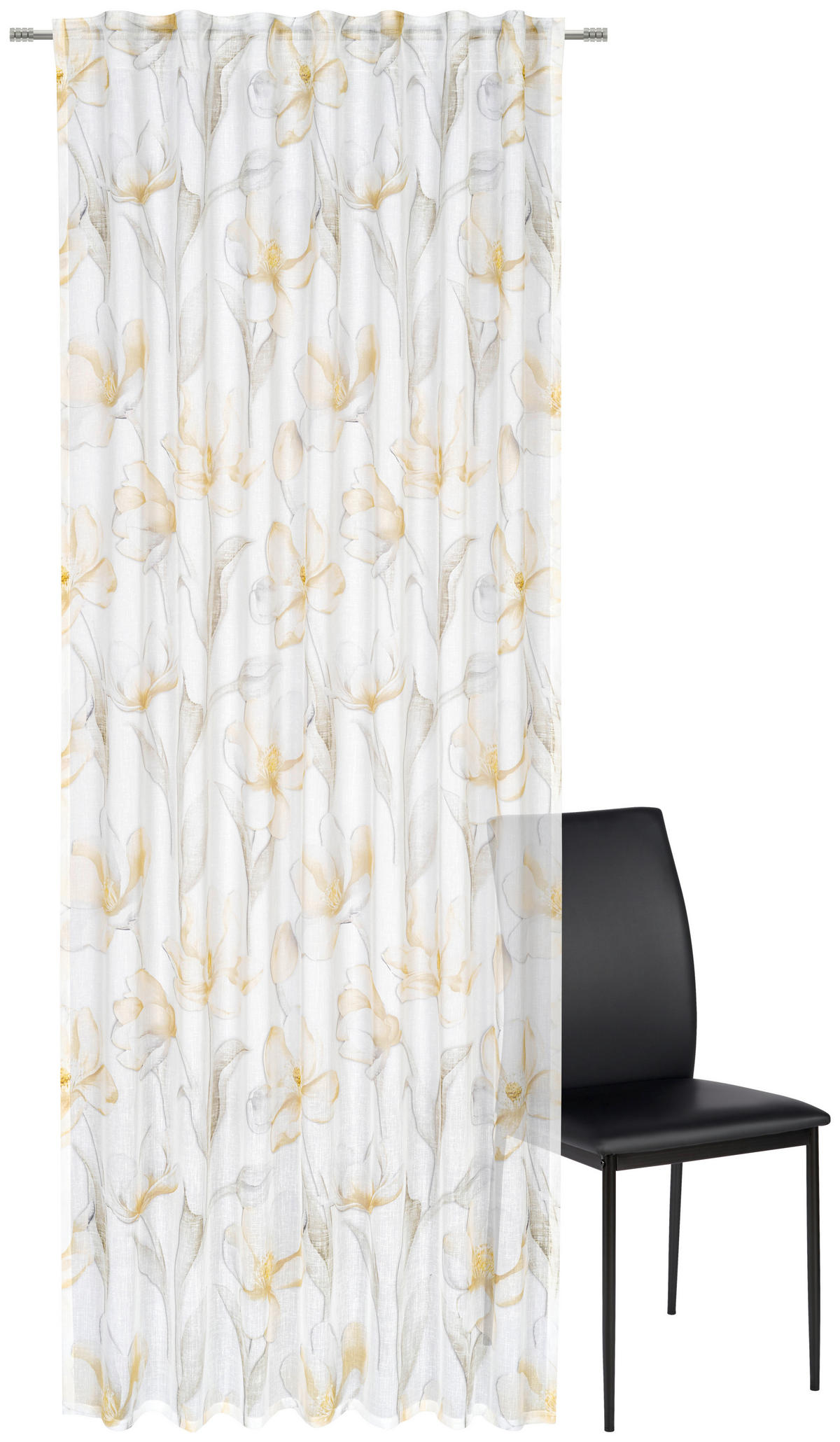 GOTOVA ZAVESA žuta - žuta, Konvencionalno, tekstil (140/245cm) - Esposa