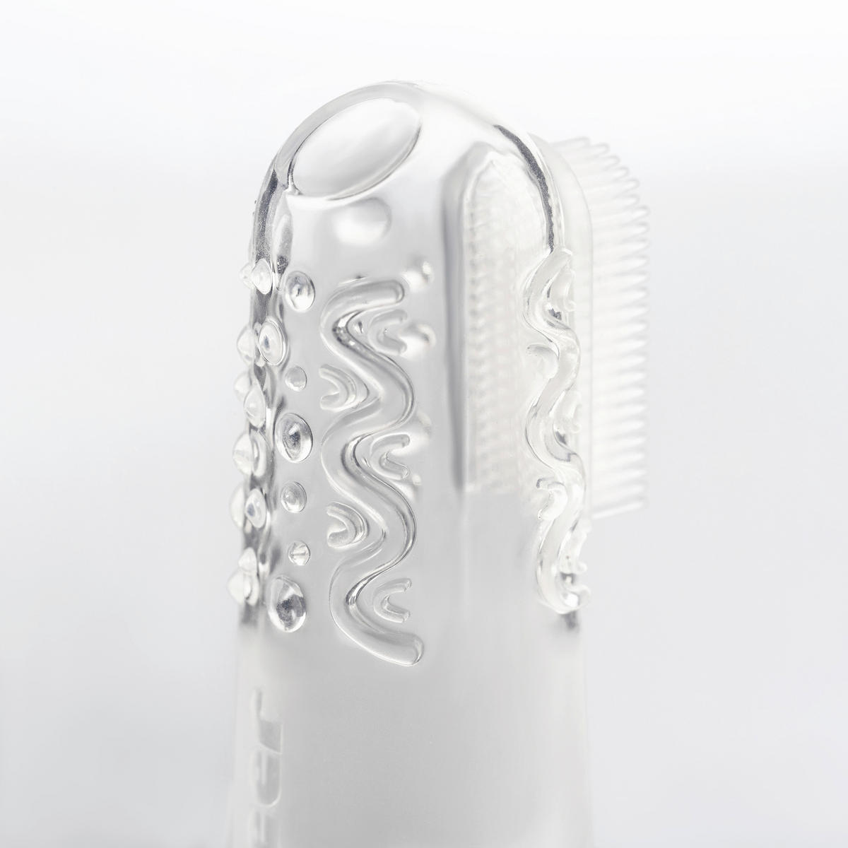 FINGERZAHNBÜRSTE - Transparent, Basics, Kunststoff (2,6/5,5/2,6cm) - Reer