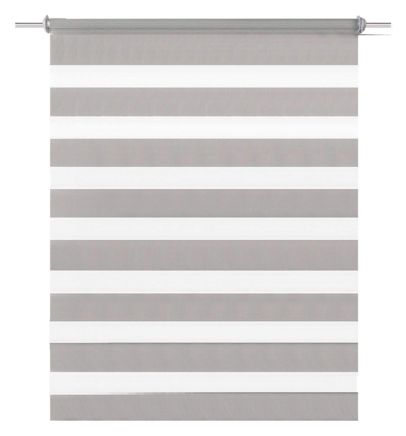 DOPPELROLLO 40/150 cm  - Grau, Design, Textil (40/150cm)