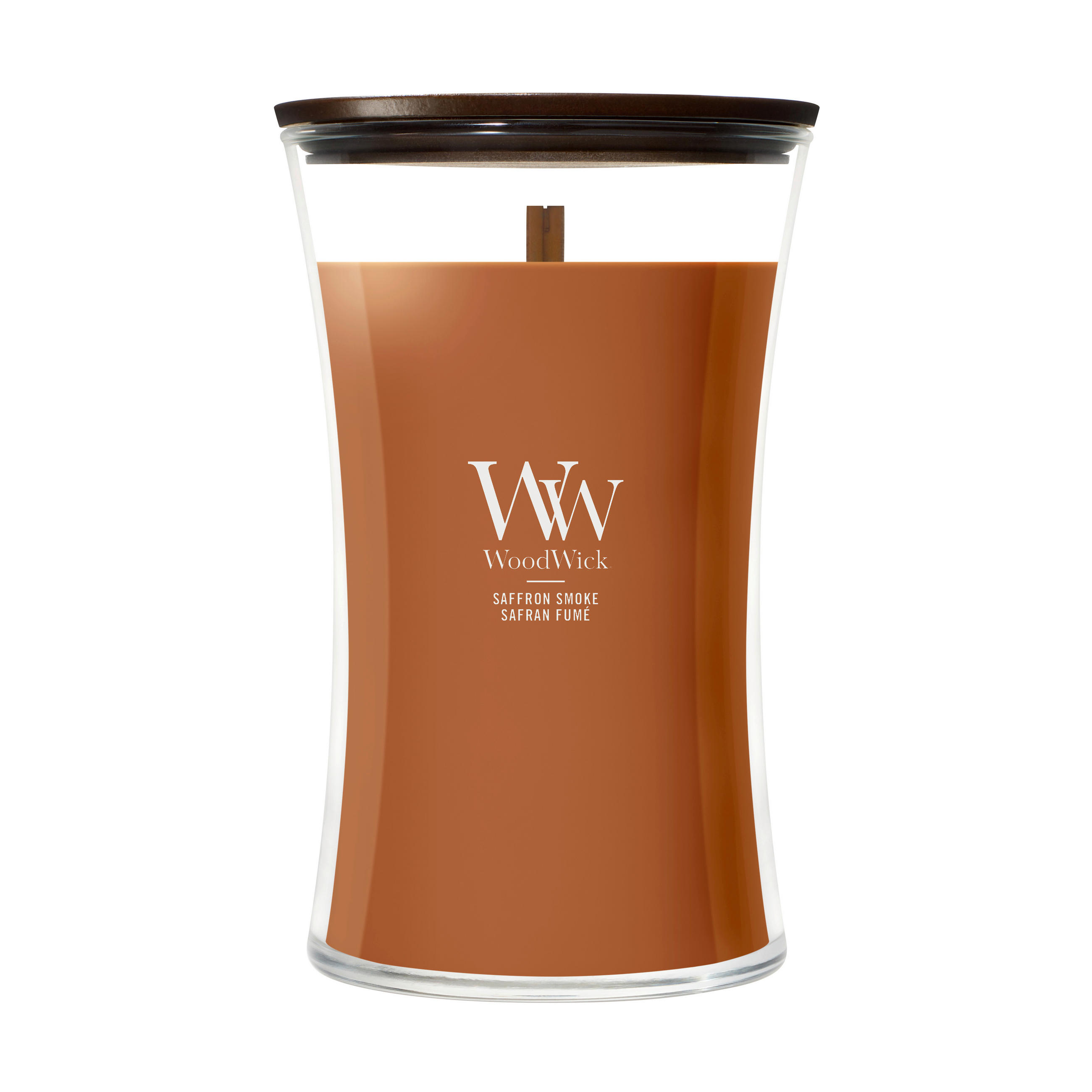 VONNÁ SVIEČKA  - hnedá, Basics, sklo (10.5/10.5/17.5cm) - WoodWick