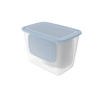 FRISCHHALTEDOSENSET 17-teilig  - Blau/Transparent, Basics, Kunststoff (16,5/16,5/22,8cm) - Rotho
