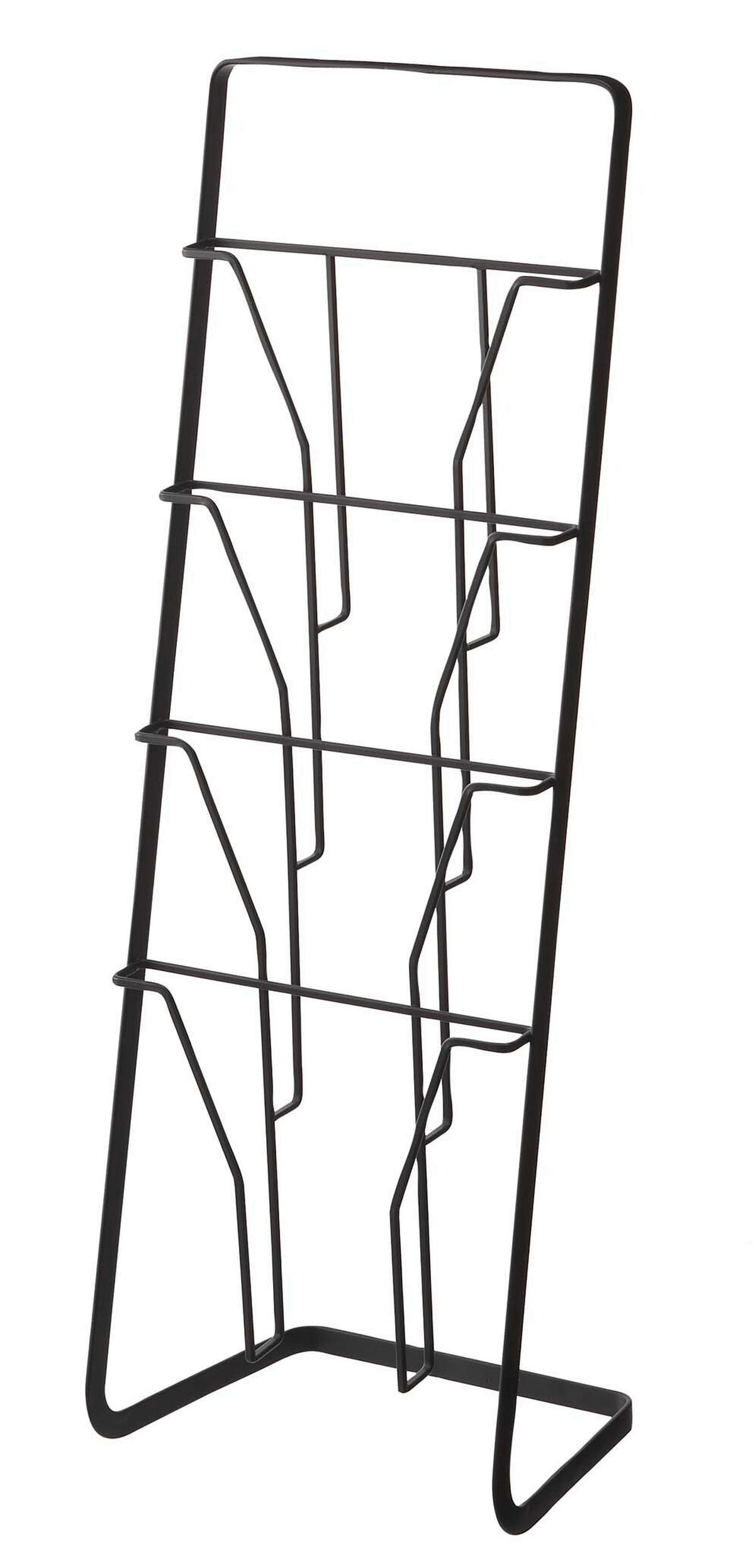 UNIVERSALABLAGE  - Schwarz, Basics, Metall (24/18/71cm)