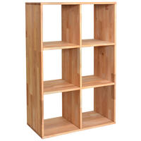 REGAL Kernbuche massiv Buchefarben  - Buchefarben, Natur, Holz (75,4/112,2/35cm) - Livetastic