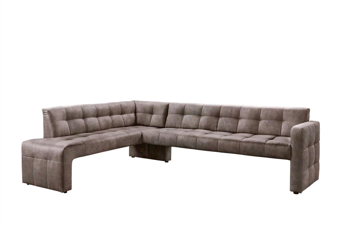 ECKBANK 265/197 cm  in Braun  - Schwarz/Braun, MODERN, Holz/Holzwerkstoff (265/197cm) - Livetastic