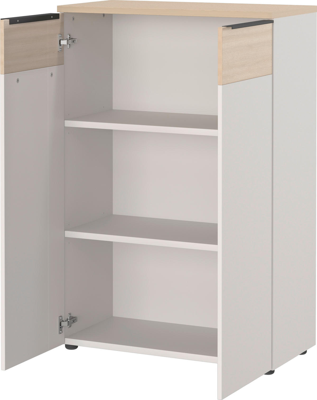AKTENSCHRANK 80/120/40 cm  - Kaschmir/Eichefarben, Design, Holzwerkstoff (80/120/40cm) - Germania