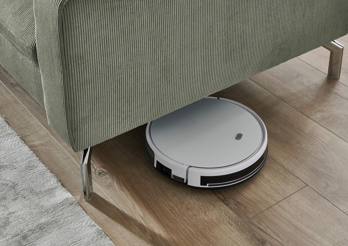 3-SITZER-SOFA Feincord Schilfgrün  - Schilfgrün/Chromfarben, Design, Textil/Metall (194/87/105cm) - Beldomo Style