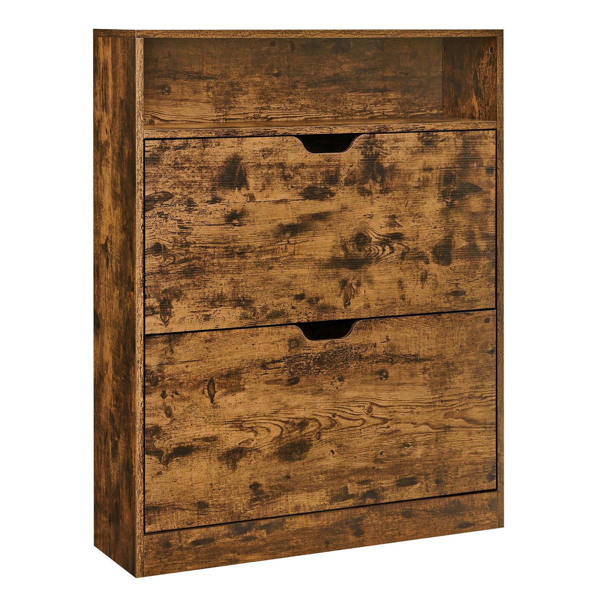 SCHUHKIPPER - Braun, MODERN, Holzwerkstoff (80/102/24cm) - MID.YOU