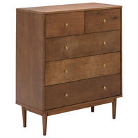 SIDEBOARD 85/99/40 cm  - Goldfarben/Walnussfarben, LIFESTYLE, Holz/Holzwerkstoff (85/99/40cm) - MID.YOU