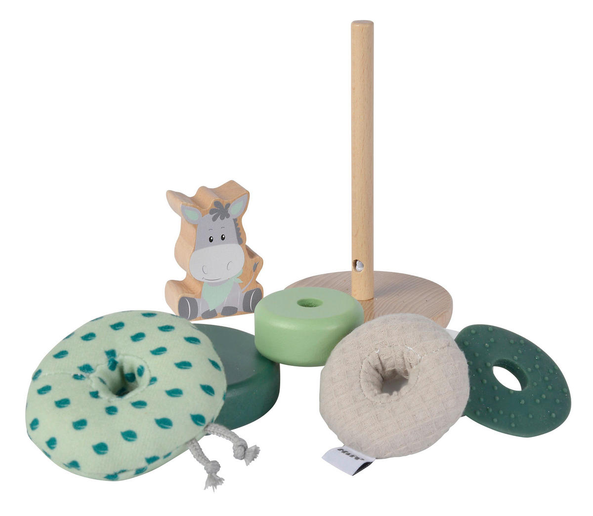 LERNSPIEL  - Multicolor/Hellgrün, Basics, Holz/Kunststoff (9,5/10/20cm) - Simba