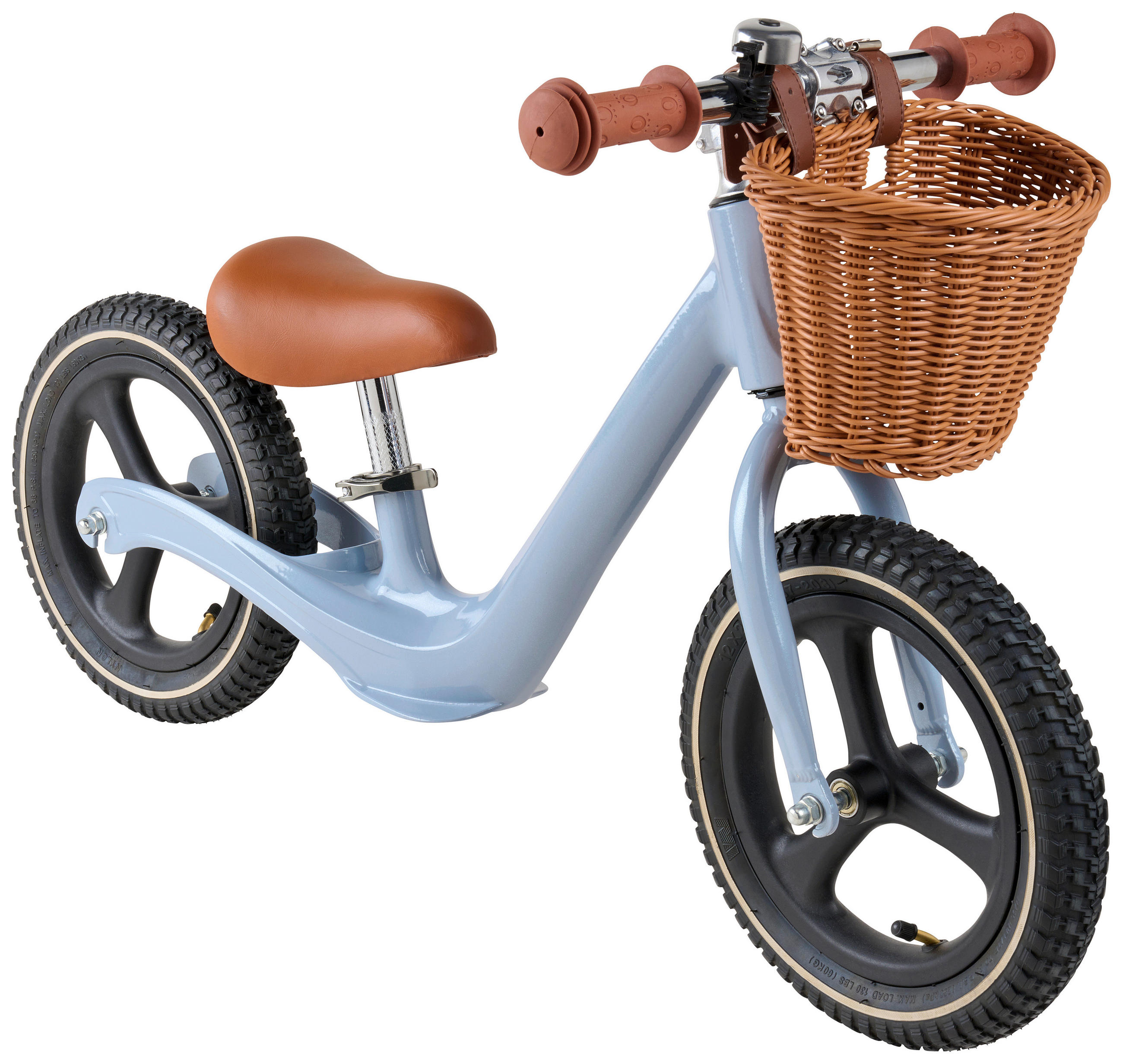 LAUFRAD  - Grau Hochglanz, Trend, Kunststoff/Metall (90/40/50cm) - Jimmylee