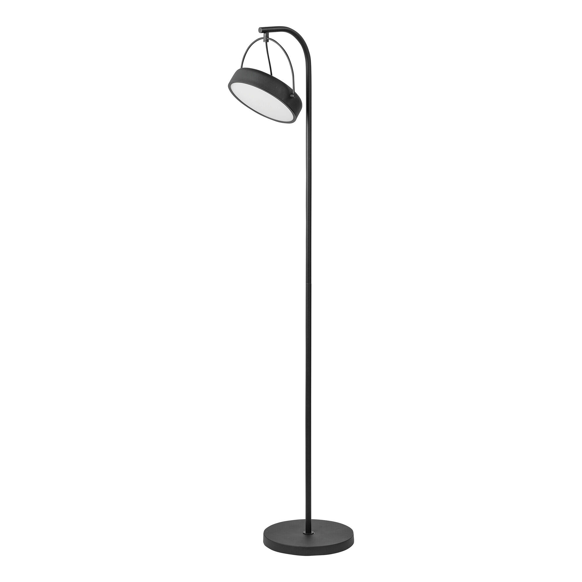 LED-STEHLEUCHTE 25/37,5/143 cm   - Schwarz, Design, Kunststoff/Metall (25/37,5/143cm) - Osram