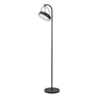 LED-STEHLEUCHTE Modern 25/37,5/143 cm    - Schwarz, Design, Kunststoff/Metall (25/37,5/143cm) - Osram