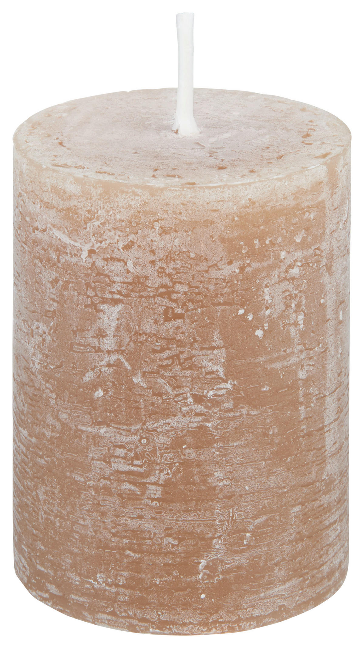 STUMPENKERZE 6,8/9 cm  - Braun, Basics, Naturmaterialien (6,8/9cm) - Ambia Home