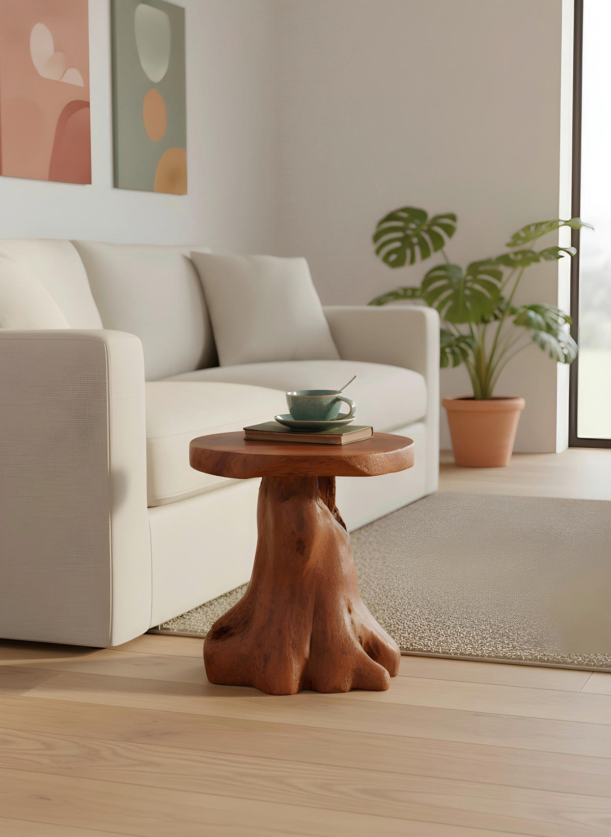 MIZICA, barva tikovine  - barva tikovine, Trend, les (40/40/45cm) - Landscape