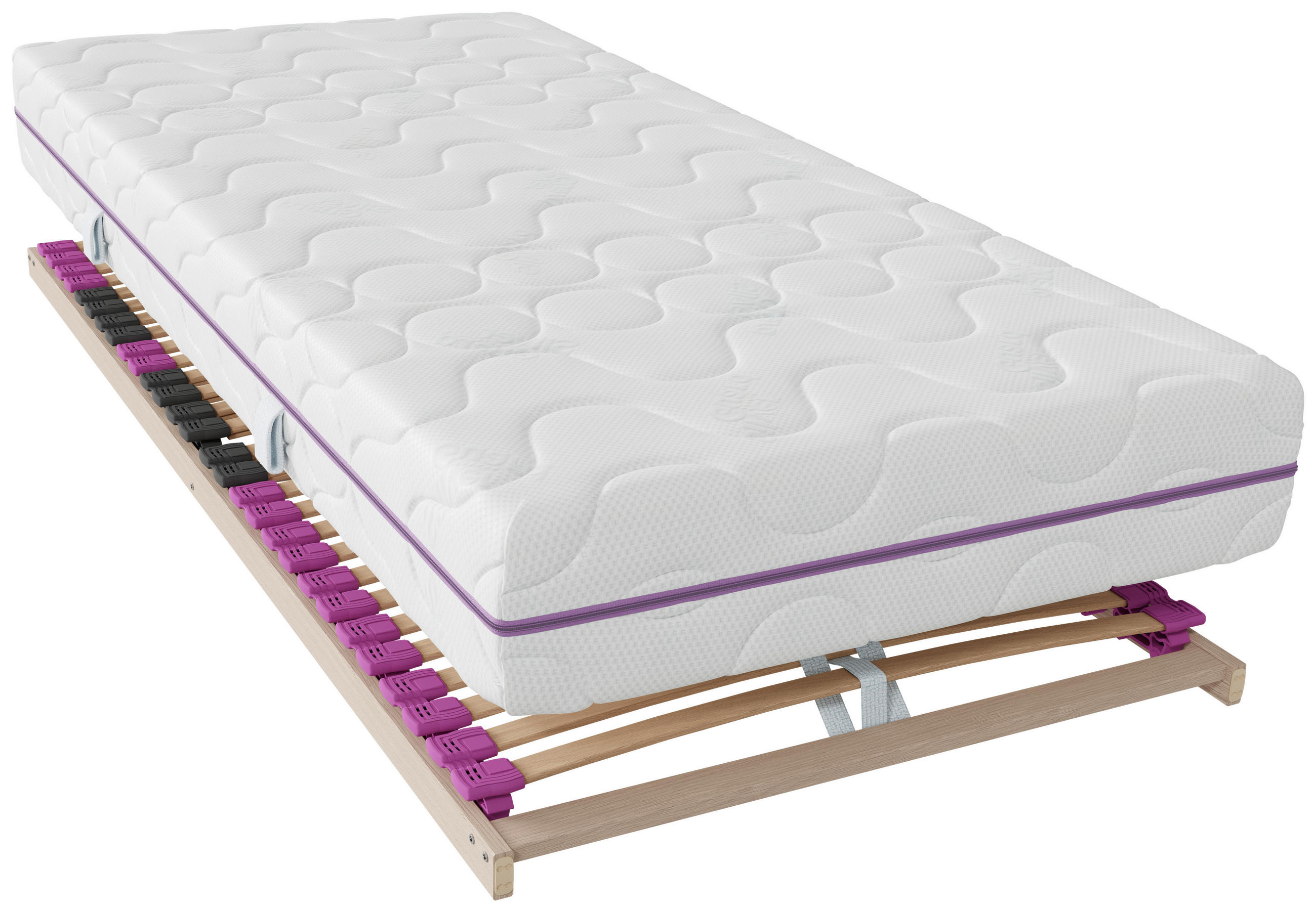 MATRATZENSET 140/200 cm  - Naturfarben, Basics, Holz (140/200cm) - Sleeptex