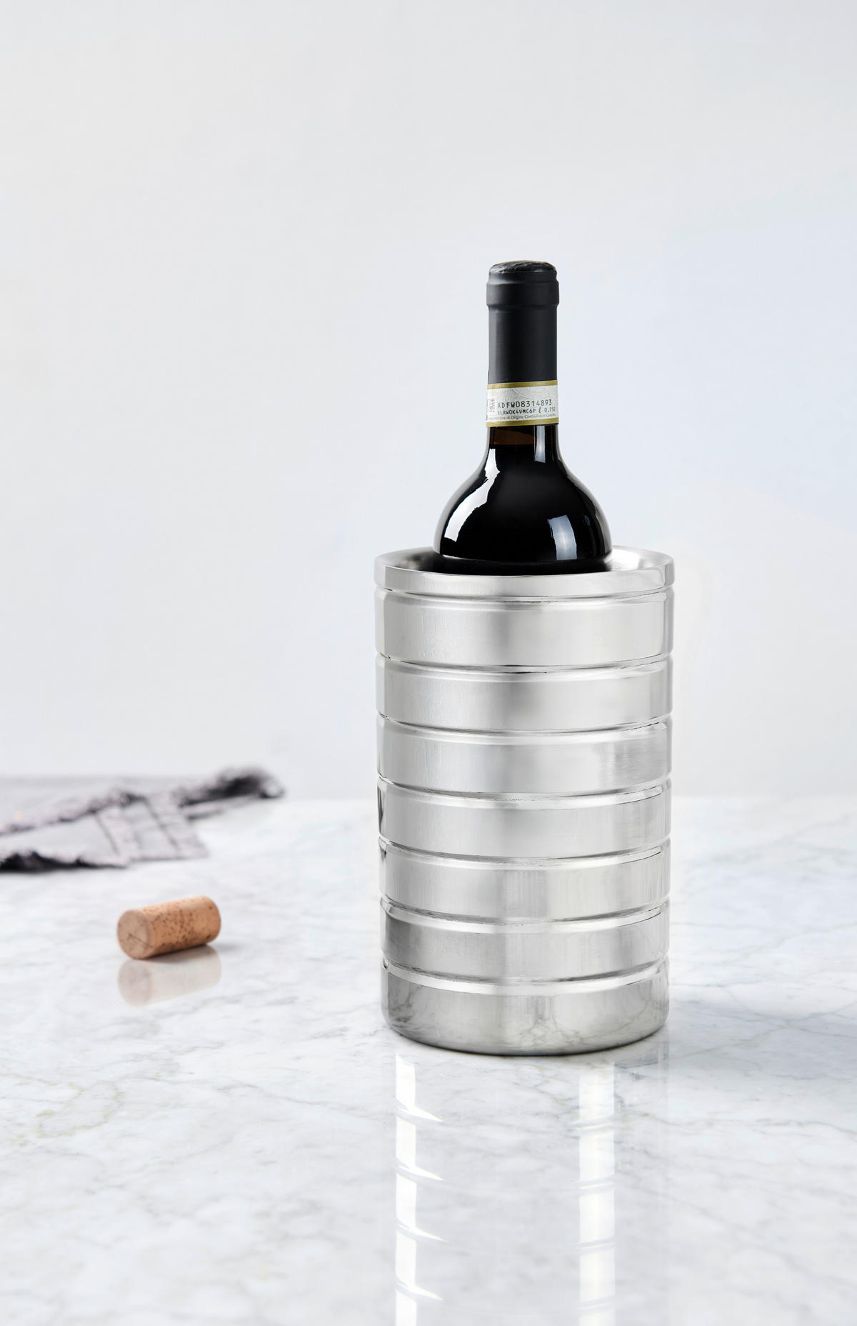 Răcitor Sticlă De Vin - culoare inox, Trend, metal (12,2/19,5cm) - Novel