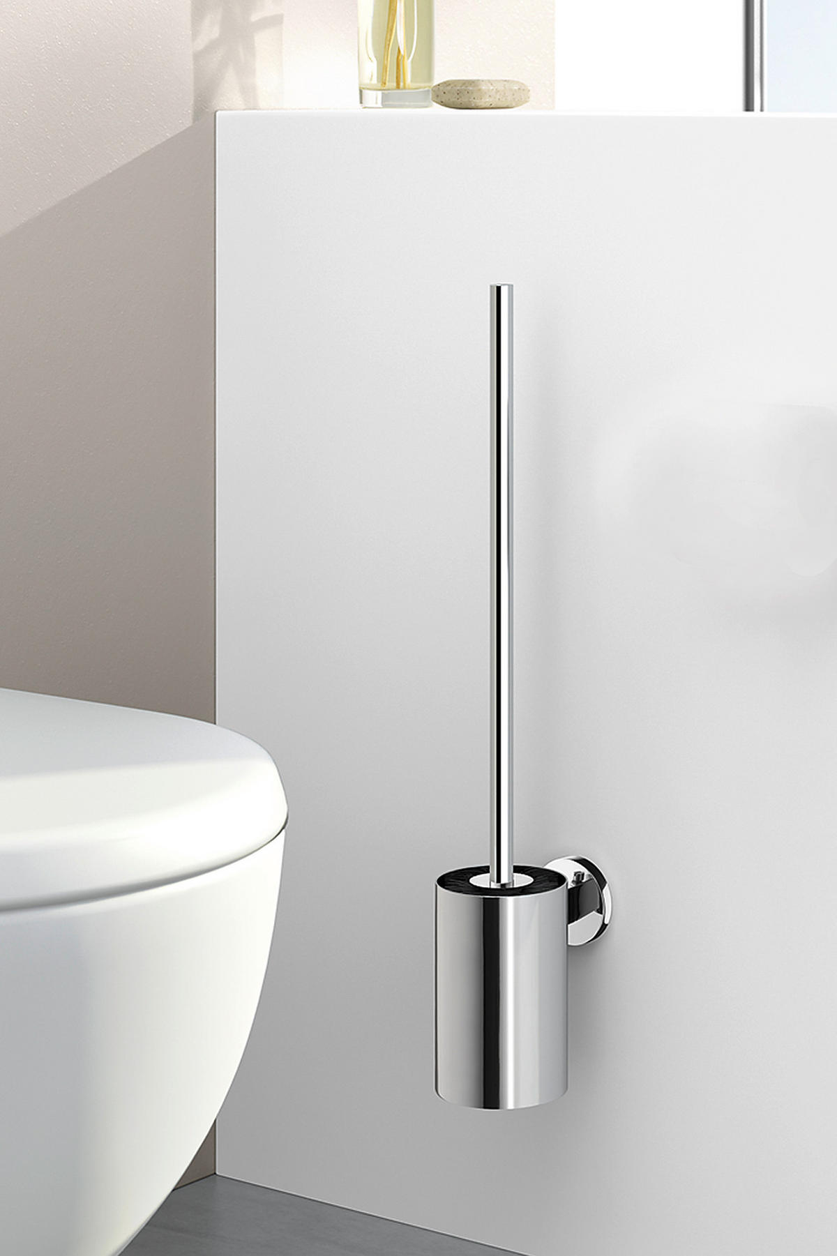 WC-BÜRSTE - Edelstahlfarben, Basics, Kunststoff/Metall (9/54/13cm) - Zack