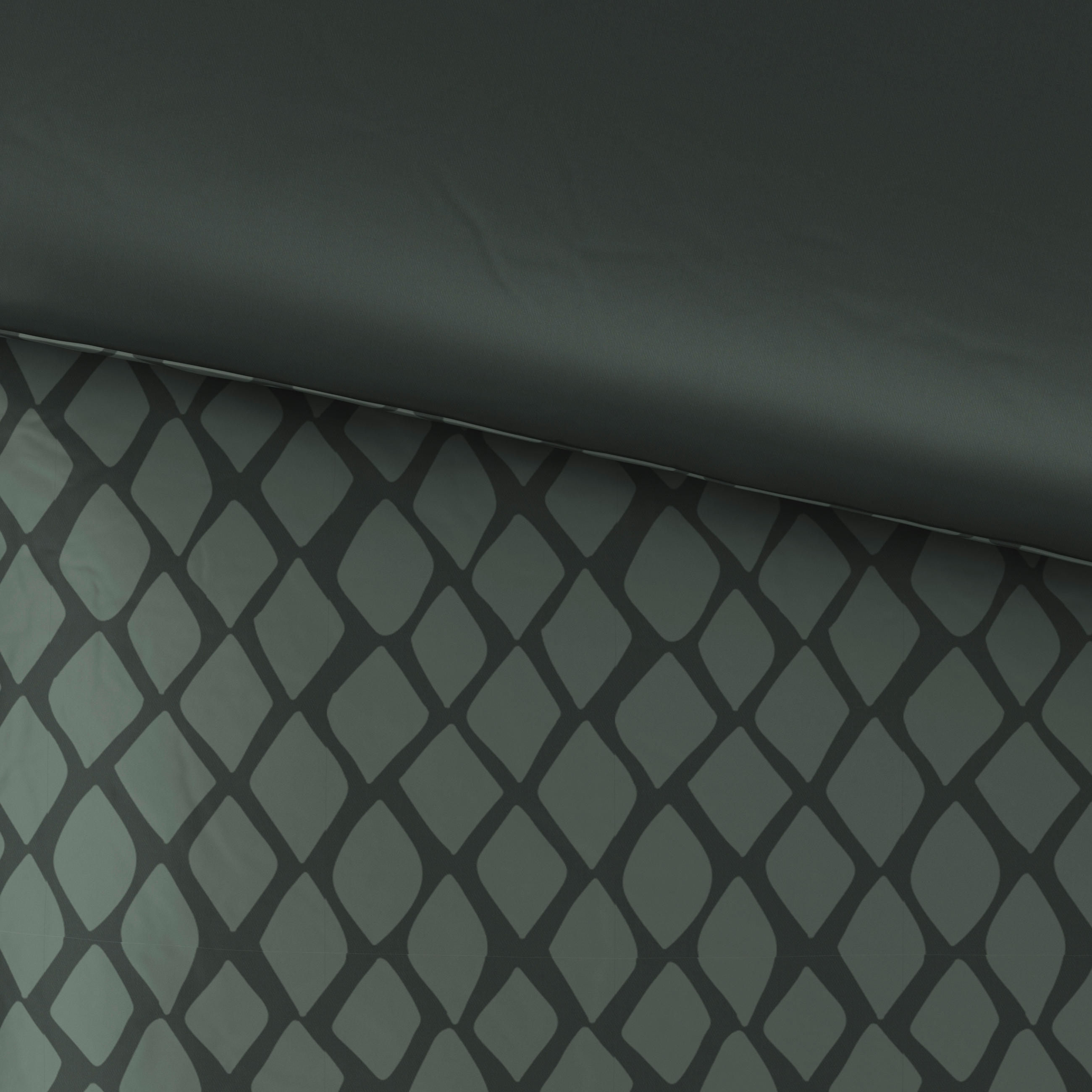 BETTWÄSCHESET Satin 160/210 cm  65 cm/100 cm  - Grün, Design, Textil (160/210cm) - Dieter Knoll