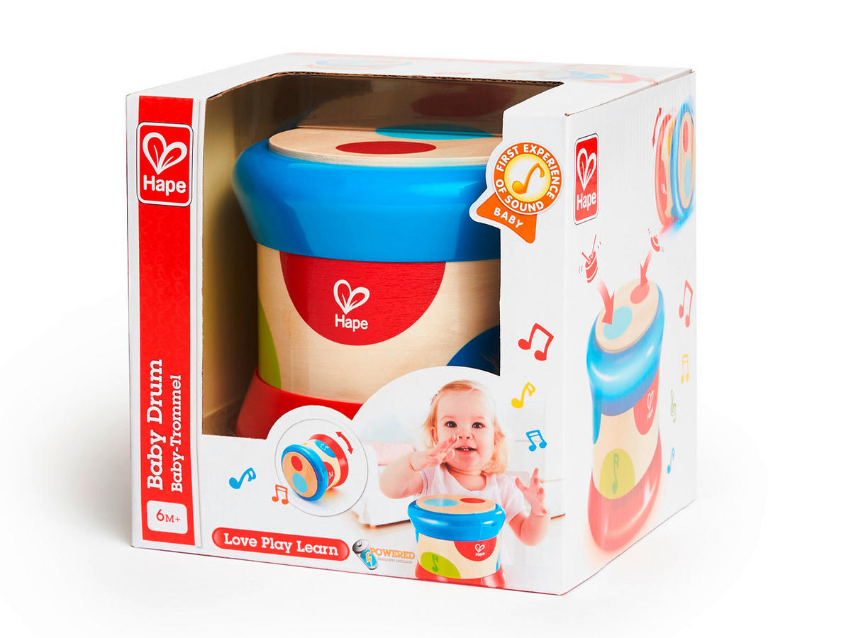 SCHLAGZEUG-SET  - Multicolor, Basics, Holz/Holzwerkstoff (15,0/15,0/15,0cm) - Hape