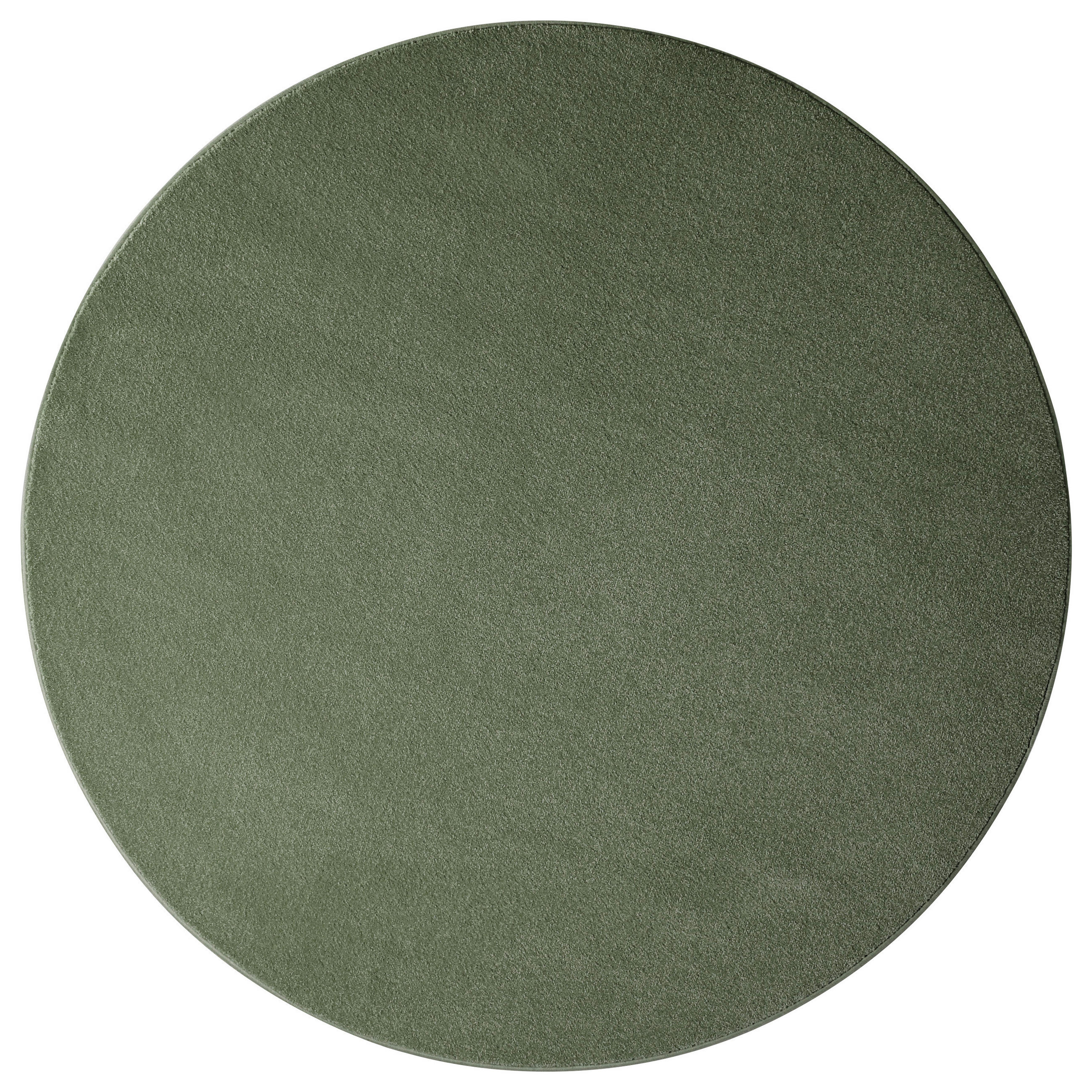 WEBTEPPICH  Wohnzimmer 120 cm Esprit Olivgrün rund  - Olivgrün, Basics, Textil (120cm) - Esprit