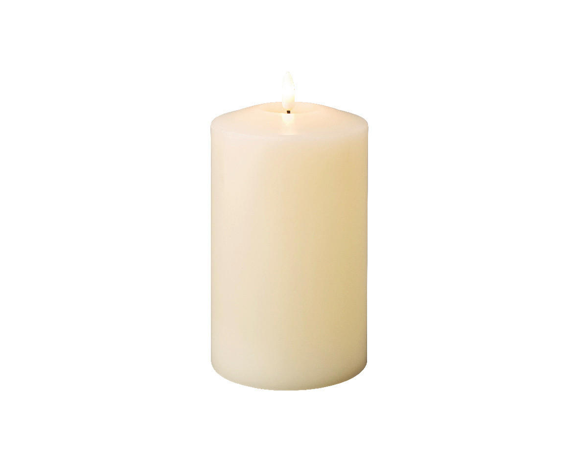 Ambia Home LED SVÍČKA plast, přírodní materiály
