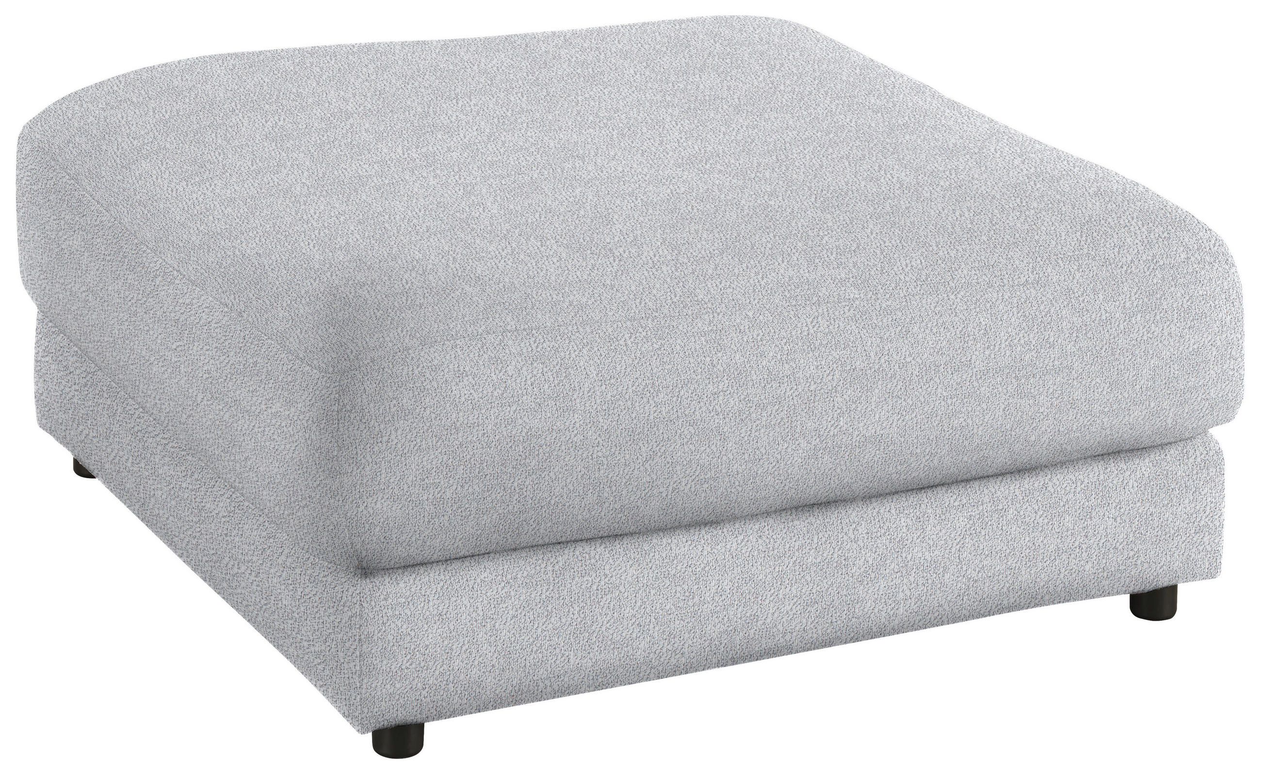 HOCKER in Textil Hellblau  - Schwarz/Hellblau, Design, Kunststoff/Textil (100/86/100cm) - Lomoco