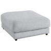 HOCKER in Textil Hellblau  - Schwarz/Hellblau, Design, Kunststoff/Textil (100/86/100cm) - Lomoco