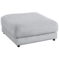 HOCKER in Textil Hellblau  - Schwarz/Hellblau, Design, Kunststoff/Textil (100/86/100cm) - Lomoco