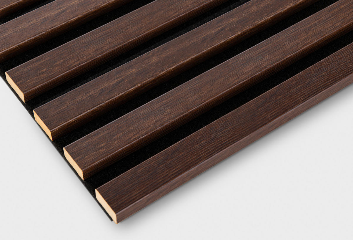 AKUSTIČNI MDF PANEL    30/260 cm       rjava  - rjava, Basics, leseni material (30/260cm)