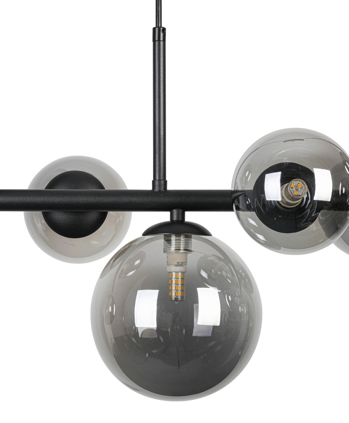 LUSTER    90/30/120 cm    - crna, Konvencionalno, staklo/metal (90/30/120cm) - Dieter Knoll