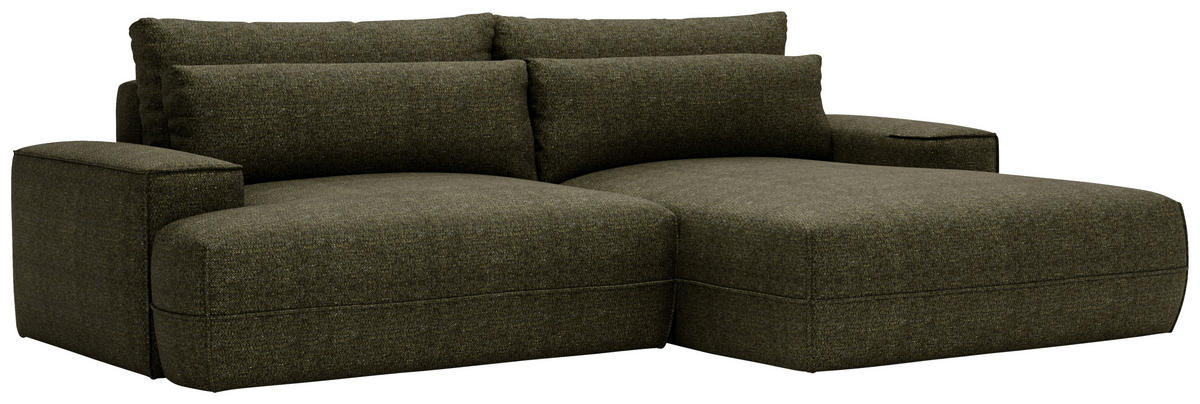 Freisteller von Livetastic ECKSOFA Grün Struktur.